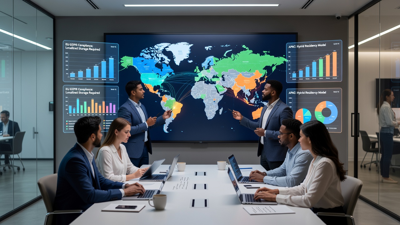 Adapting Dashboard Visualization Methods to Meet Varying Regional Data Residency Requirements in SaaS Environments