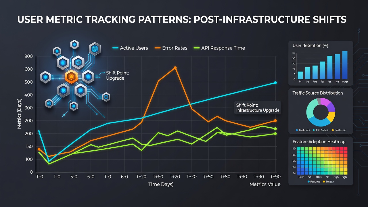 Patterns in User Metric Tracking After Infrastructure Shifts Within Service Platforms